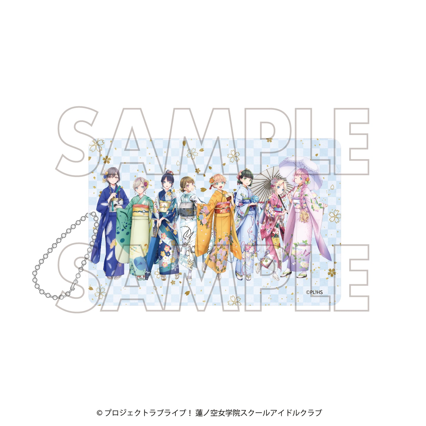 ラブライブ!蓮ノ空女学院スクールアイドルクラブ×加賀友禅こらぼ 第三弾 カードケース 集合イラスト【予約商品】