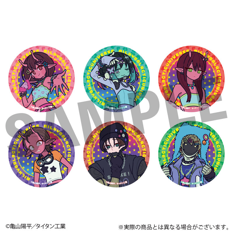 【Box/6】銀河特急 ミルキー☆サブウェイ トレーディング缶バッジ【予約商品】