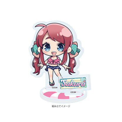 アクリルスタンドプレート 劇場版 ゾンビランドサガ ゆめぎんがパラダイス 01 源さくら 水着Ver.(ミニキャライラスト)【予約商品】