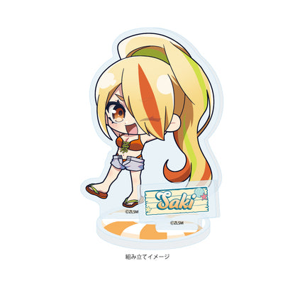 アクリルスタンドプレート 劇場版 ゾンビランドサガ ゆめぎんがパラダイス 02 二階堂サキ 水着Ver.(ミニキャライラスト)【予約商品】