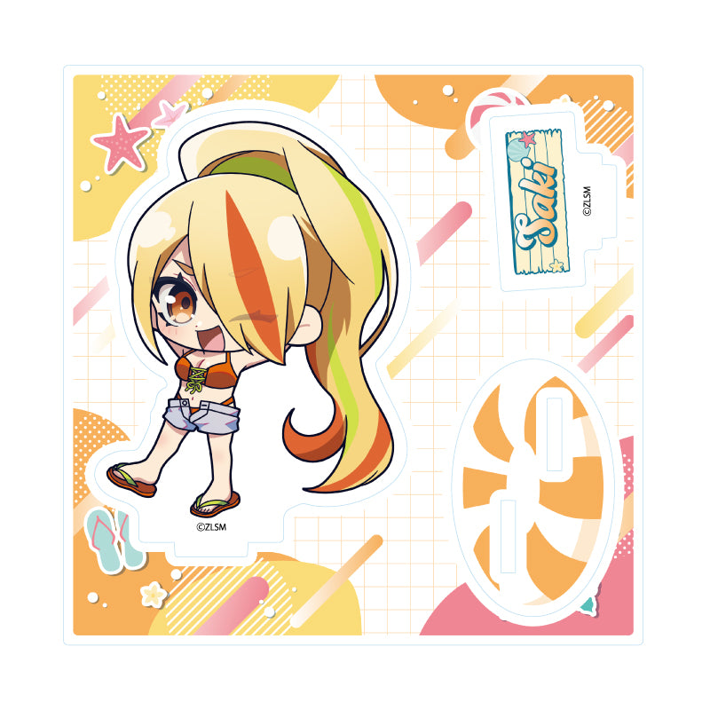 アクリルスタンドプレート 劇場版 ゾンビランドサガ ゆめぎんがパラダイス 02 二階堂サキ 水着Ver.(ミニキャライラスト)【予約商品】