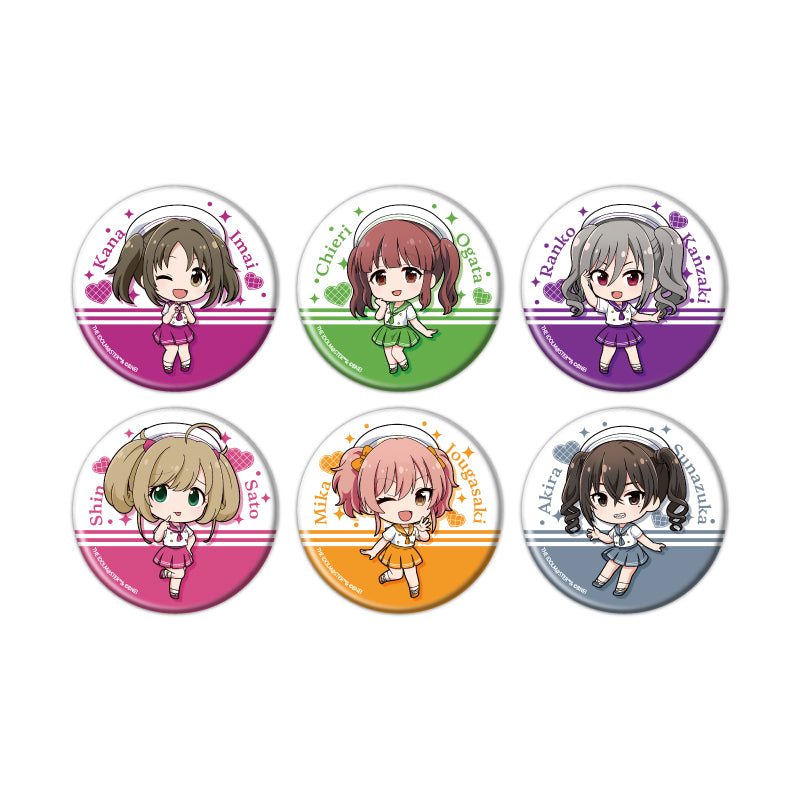 【Box/6】缶バッジ アイドルマスター シンデレラガールズ 25 マリンセーラーVer.(ミニキャライラスト)【予約商品】