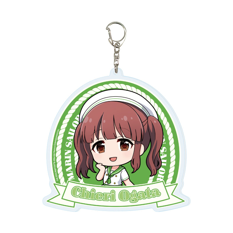 デカアクリルキーホルダー アイドルマスター シンデレラガールズ 25 緒方智絵里 マリンセーラーVer.(ミニキャライラスト)【予約商品】