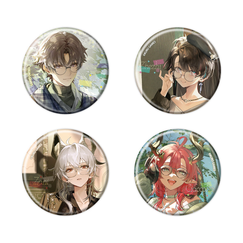 【Box/4】缶バッジ 鳴潮 01 ページをめくる午後(描き起こしイラスト)【予約商品】