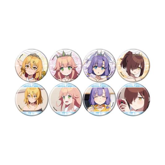 【Box/8】缶バッジ ぬきたし THE ANIMATION 02 水着ウェディングVer.(公式&描き下ろしイラスト)【予約商品】