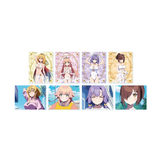 【Box/8】アクリルカード ぬきたし THE ANIMATION 02 水着ウェディングVer.(公式&描き下ろしイラスト)【予約商品】