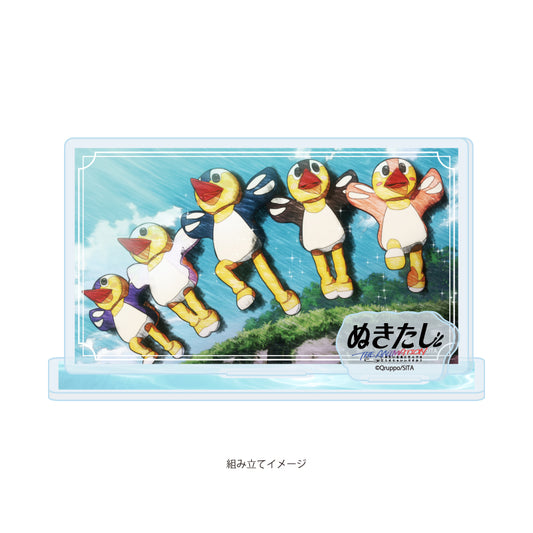 アクリルスタンドプレート ぬきたし THE ANIMATION 01 Aデザイン(場面写イラスト)【予約商品】