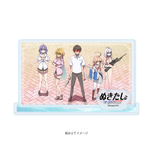 アクリルスタンドプレート ぬきたし THE ANIMATION 02 Bデザイン(場面写イラスト)【予約商品】