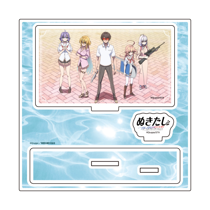 アクリルスタンドプレート ぬきたし THE ANIMATION 02 Bデザイン(場面写イラスト)【予約商品】