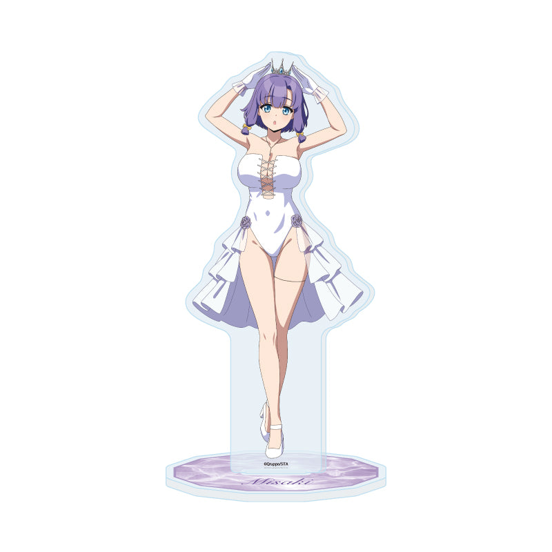 アクリルスタンド ぬきたし THE ANIMATION 07 畔美岬 水着ウェディングVer.(描き下ろしイラスト)【予約商品】