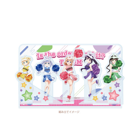 アクリルジオラマ ご注文はうさぎですか? BLOOM 01 チアリーダーVer.(描き下ろしイラスト)【予約商品】