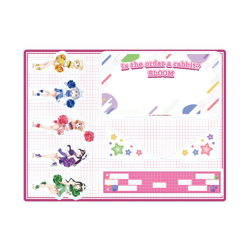 アクリルジオラマ ご注文はうさぎですか? BLOOM 01 チアリーダーVer.(描き下ろしイラスト)【予約商品】