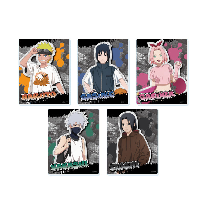 【Box/5】ミニアクリルプレート NARUTO-ナルト- 疾風伝 07 ストリートファッションVer.(描き下ろしイラスト)【予約商品】