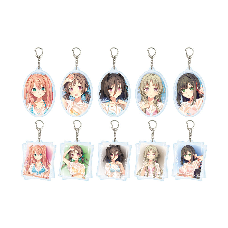 【Box/10】アクリルキーホルダー 恋と選挙とチョコレート 01 描き起こしイラスト【予約商品】
