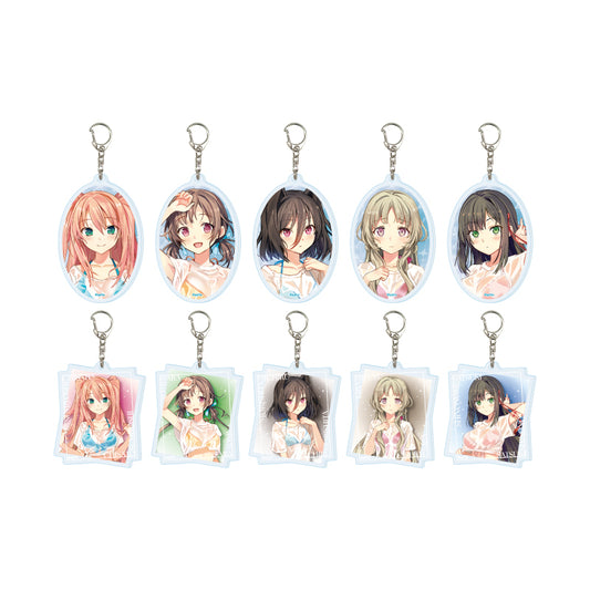 【Box/10】アクリルキーホルダー 恋と選挙とチョコレート 01 描き起こしイラスト【予約商品】