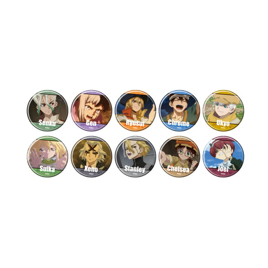 【Box/10】缶バッジ Dr.STONE 42 場面写イラスト【予約商品】