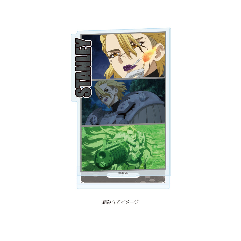 アクリルスタンドプレート Dr.STONE 38 スタンリー・スナイダー(場面写イラスト)【予約商品】