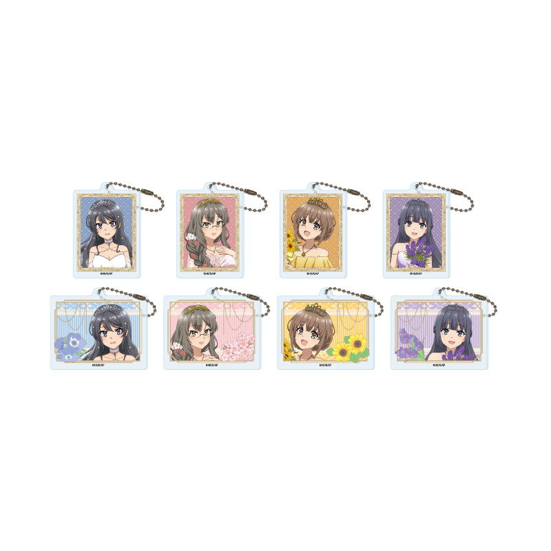 【Box/8】アクリルキーホルダー青春ブタ野郎シリーズ 04 フラワードレスVer.(描き下ろしイラスト)【予約商品】