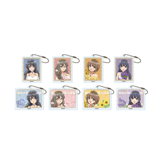 【Box/8】アクリルキーホルダー青春ブタ野郎シリーズ 04 フラワードレスVer.(描き下ろしイラスト)【予約商品】