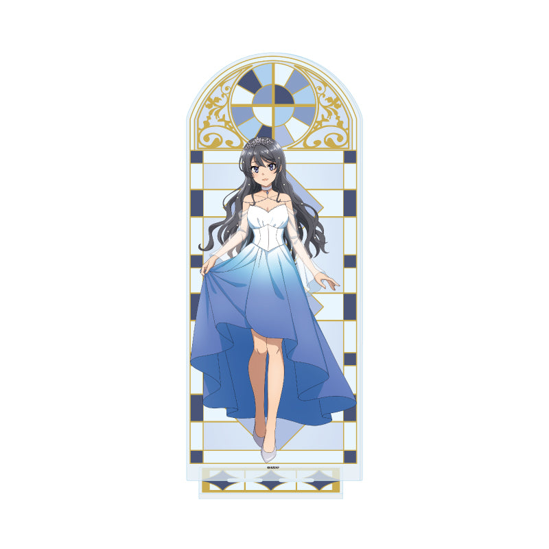 BIGアクリルスタンド 青春ブタ野郎シリーズ 06 桜島麻衣 フラワードレスVer.(描き下ろしイラスト)【予約商品】