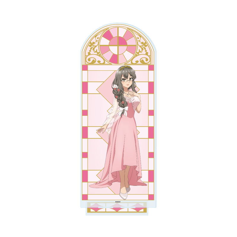 BIGアクリルスタンド 青春ブタ野郎シリーズ 07 双葉理央 フラワードレスVer.(描き下ろしイラスト)【予約商品】
