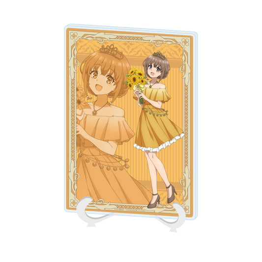 アクリルアートボード A5サイズ 青春ブタ野郎シリーズ 08 梓川花楓 フラワードレスVer.(描き下ろしイラスト)【予約商品】