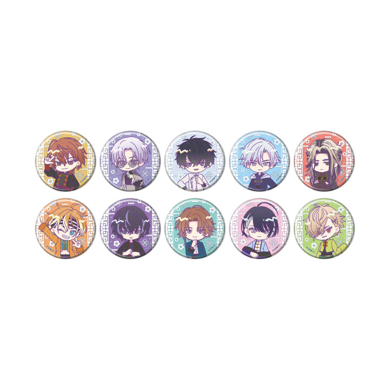 【Box/10】缶バッジ 18TRIP 12 チャイナVer.(ミニキャライラスト)【予約商品】