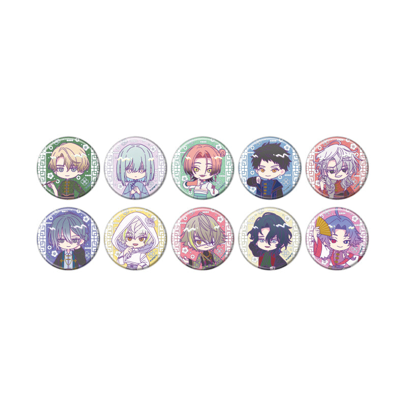 【Box/10】缶バッジ 18TRIP 13 チャイナVer.(ミニキャライラスト)【予約商品】