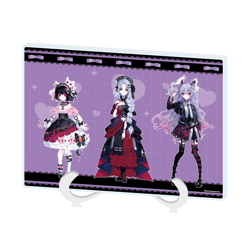 アクリルアートボード A5サイズ 東方Project 04 永琳&優曇華院&てゐ 病みかわいいVer.(描き起こしイラスト)【予約商品】