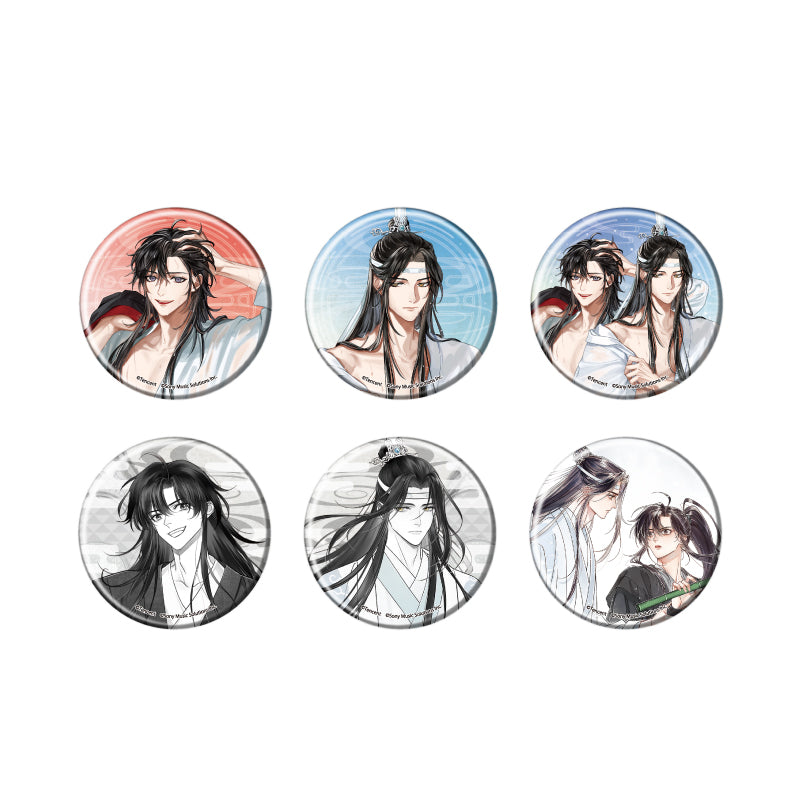 【Box/6】缶バッジ 漫画 魔道祖師 02 公式&描き起こしイラスト【予約商品】