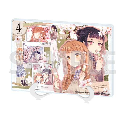 アクリルアートボード A5サイズ LaLaオールスターカレンダー 09 春夏秋冬代行者 春の舞【予約商品】
