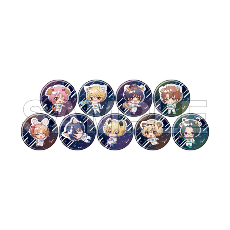 【Box/9】缶バッジ しゅごキャラ! 07 アニマル宇宙服Ver.(ミニキャライラスト)【予約商品】