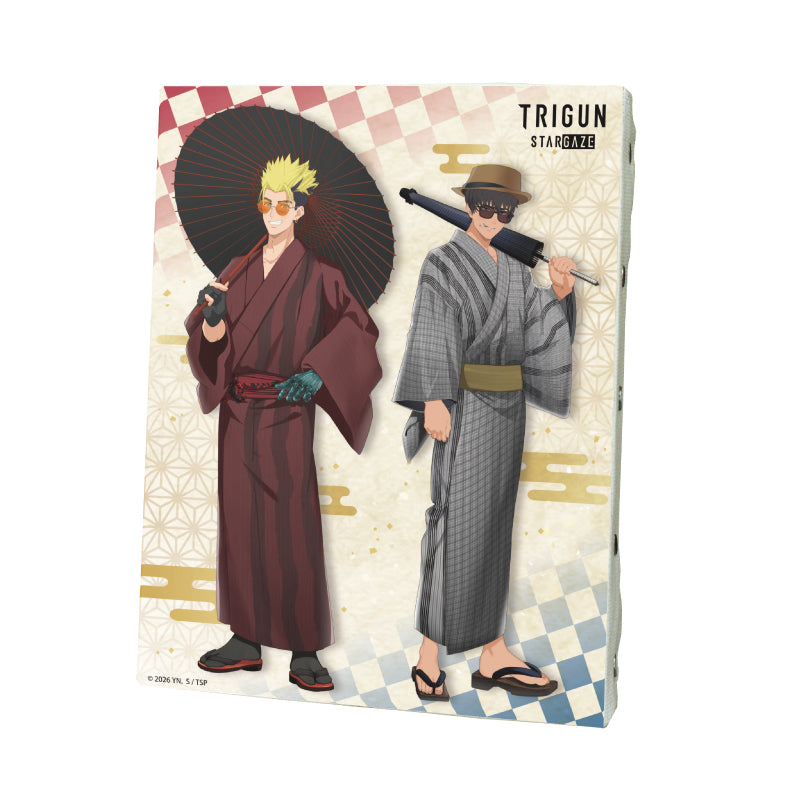 キャンバスボード TRIGUN STARGAZE 01 浴衣Ver. 集合デザイン(描き下ろし)【予約商品】