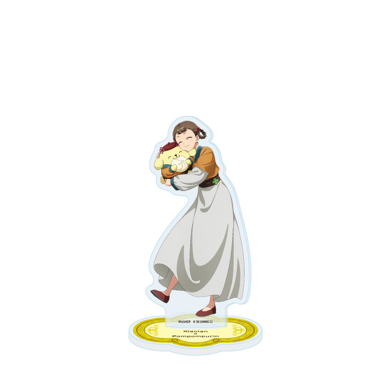 アクリルスタンド 薬屋のひとりごと×サンリオキャラクターズ 05 小蘭×ポムポムプリン(コラボイラスト)【予約商品】
