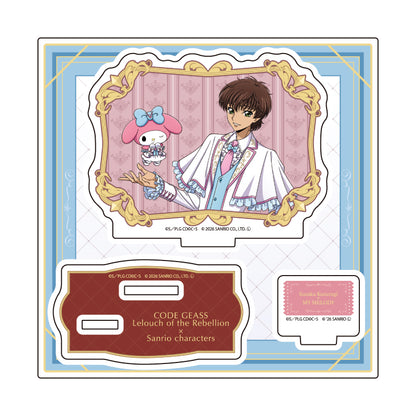 アクリルスタンドプレート コードギアス×サンリオキャラクターズ 02 枢木スザク×マイメロディ(コラボイラスト)【予約商品】