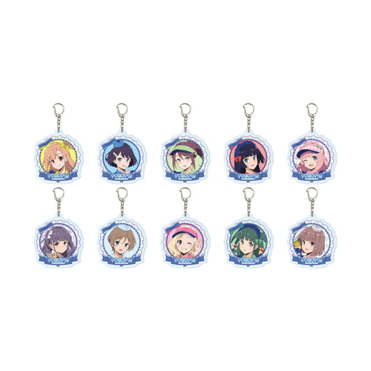 【Box/10】アクリルキーホルダー イキヅライブ! LOVELIVE! BLUEBIRD 01 クレープVer.(描き下ろしイラスト)【予約商品】
