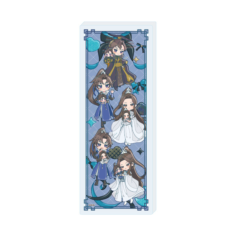 ミニアクリルブロック 二哈と彼の白猫師尊 03 集合デザイン ぬいぐるみVer.(POP Artイラスト)【予約商品】