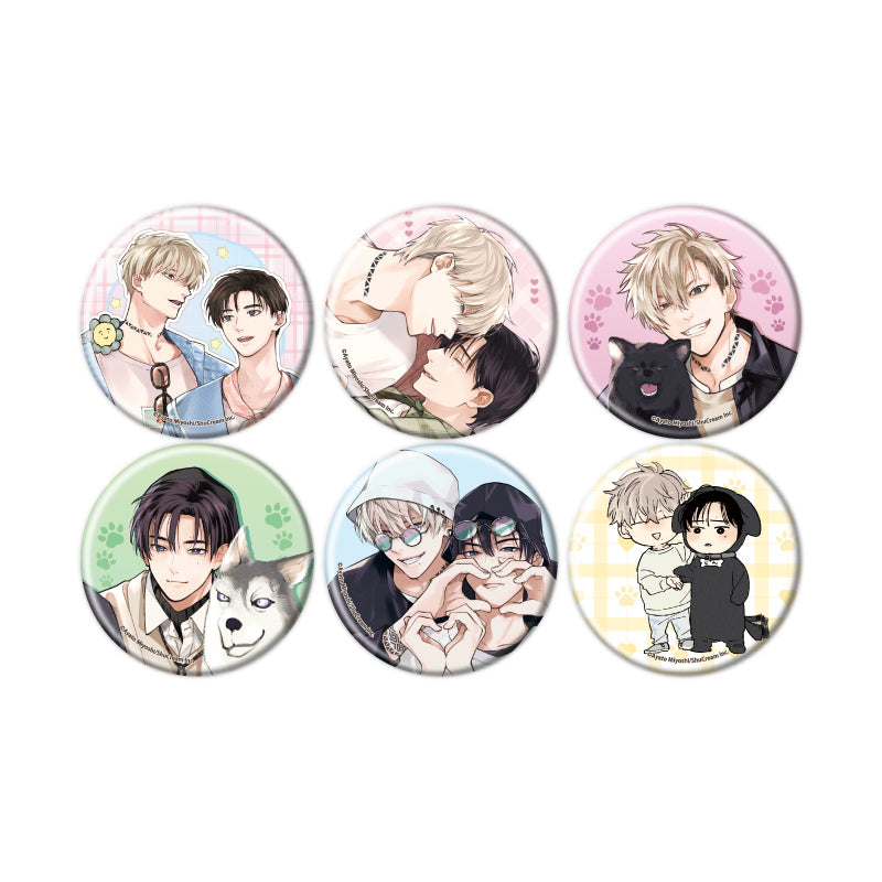 【Box/6】缶バッジ 愛しのアンダードッグ 01 公式&描き下ろしイラスト【予約商品】