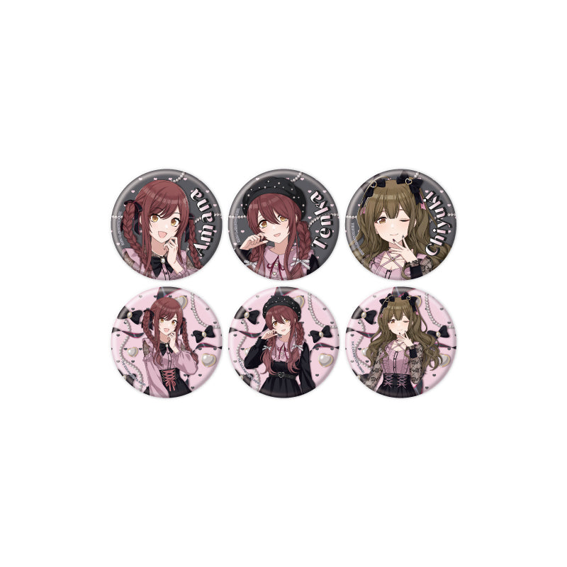 【Box/6】缶バッジ アイドルマスター シャイニーカラーズ 12 ダークガーリーファッションVer.(描き下ろしイラスト)【予約商品】