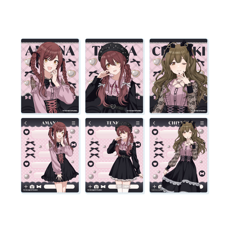 【Box/6】アクリルカード アイドルマスター シャイニーカラーズ 09 ダークガーリーファッションVer.(描き下ろしイラスト)【予約商品】