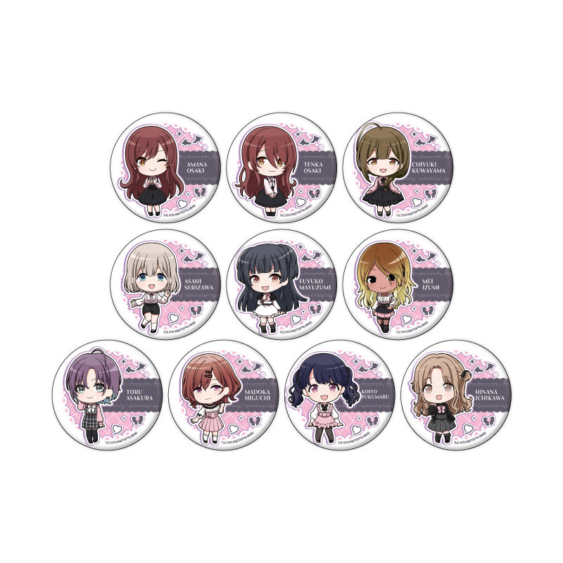 【Box/10】缶バッジ アイドルマスター シャイニーカラーズ 13 ダークガーリーファッションVer.(ミニキャライラスト)【予約商品】