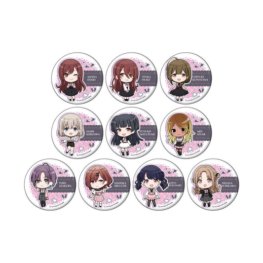 【Box/10】缶バッジ アイドルマスター シャイニーカラーズ 13 ダークガーリーファッションVer.(ミニキャライラスト)【予約商品】