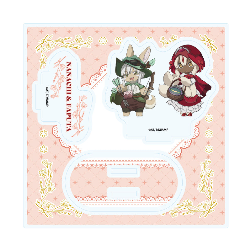 アクリルスタンドプレート メイドインアビス 01 ナナチ&ファプタ 赤ずきんVer.(ミニキャライラスト)【予約商品】