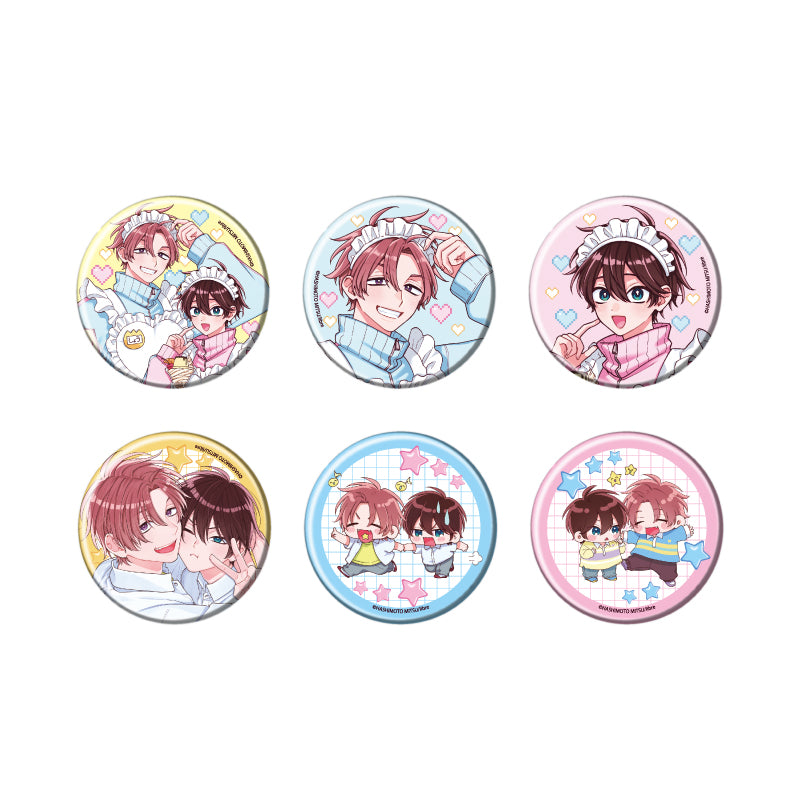 【Box/6】缶バッジ 王子さまの抱きまくら 01 公式&描き下ろしイラスト【予約商品】