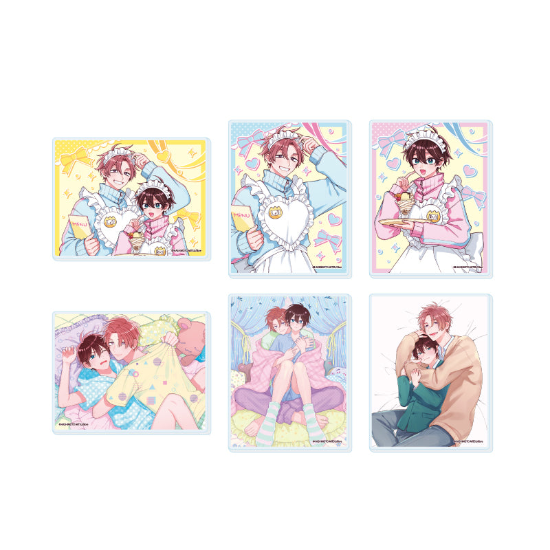 【Box/6】アクリルカード 王子さまの抱きまくら 01 公式&描き下ろしイラスト【予約商品】