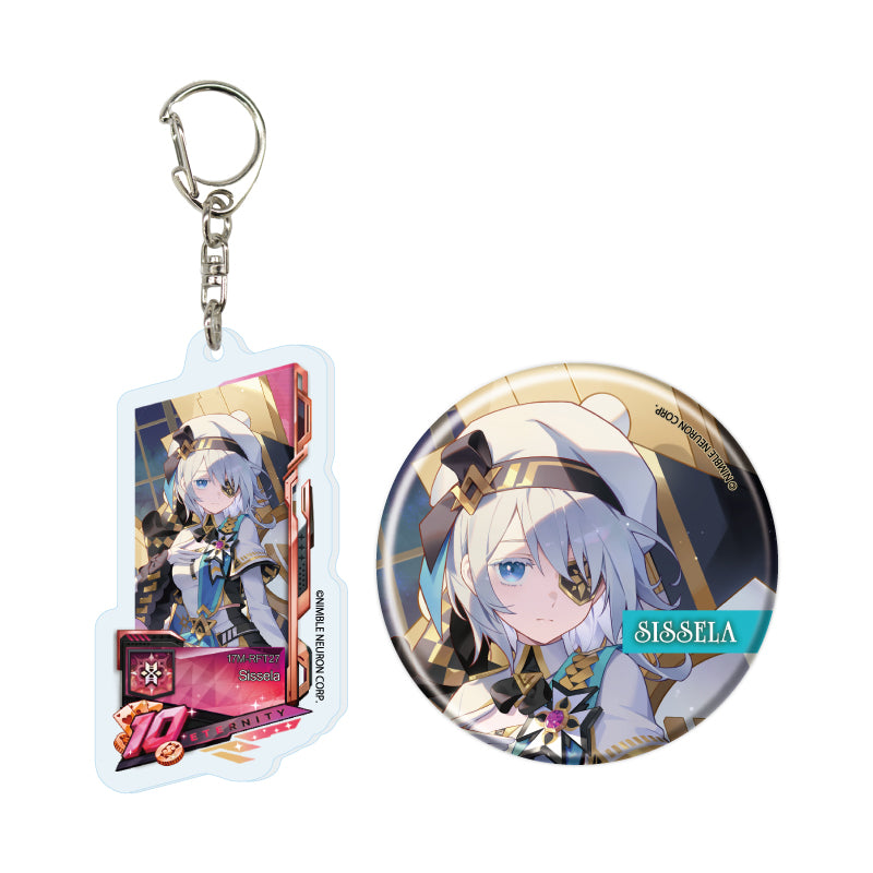 アクリルキーホルダー&缶バッジセット エターナルリターン 07 シセラ(公式イラスト)【予約商品】