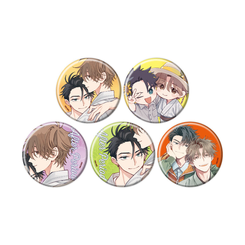 【Box/5】缶バッジ アフターピリオド 01 公式&描き下ろしイラスト【予約商品】