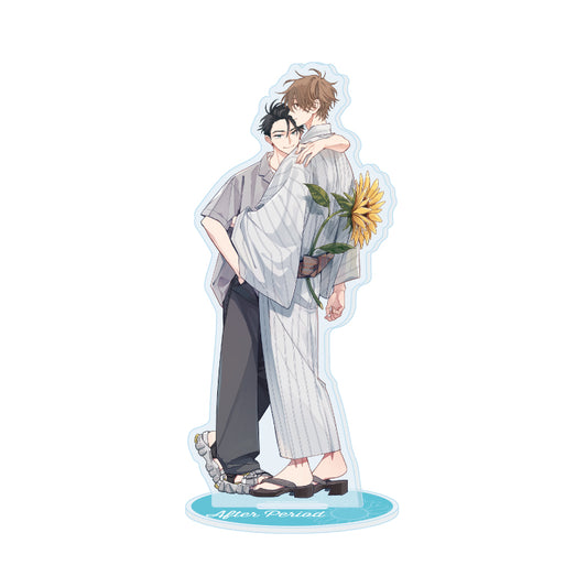 アクリルスタンド アフターピリオド 01 ユキヒサ&黒乃伊織(描き下ろしイラスト)【予約商品】