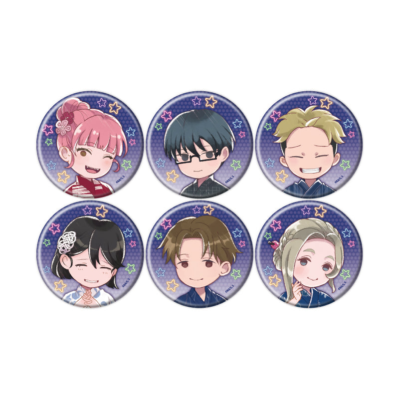 【Box/6】缶バッジ 正反対な君と僕 06 夏祭りVer.(グラフアートイラスト)【予約商品】