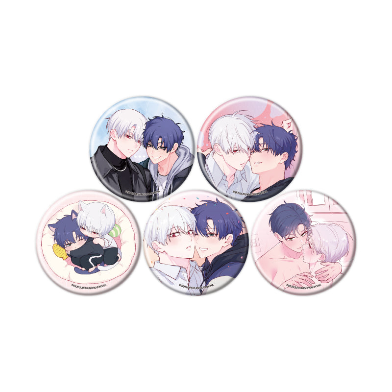 【Box/5】缶バッジ 吸血鬼と人間のBL 01 公式&描き下ろしイラスト【予約商品】